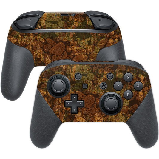 MightySkins Skin Compatible with Nintendo Switch Pro Controller - River Stones | Protective, Durable, and Unique Vinyl Decal wra