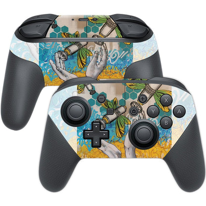 MIGHTY SKINS Nintendo Switch Pro Controller Skin - Capture - Durable Vinyl Decal Wrap, Easy to Apply & Remove, Model NISWPCOI-Capture