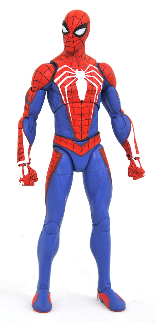 Diamond Select Toys Marvel Select Spider-Man Action Figure - PS4 Version, Multicolor, Model AUG192734