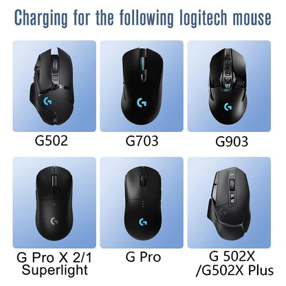 Soarking Charging Dock for Logitech G Pro X, G502, G703 - 10-inch, Black, Plastic, Model USSKLGTMSSB