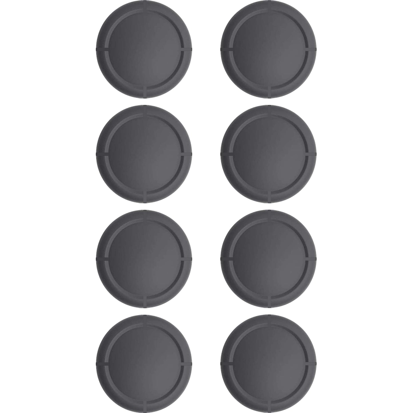 Ferkurn Joystick Replacement Cap - Gray Thumb Grip for Switch OLED & Lite, 8 PCS Repair Kit, Model Re-Caps-01-Gray