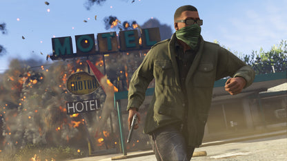 Rockstar Games Grand Theft Auto V for PS4 - Action-Adventure Game, Model 5026555416986