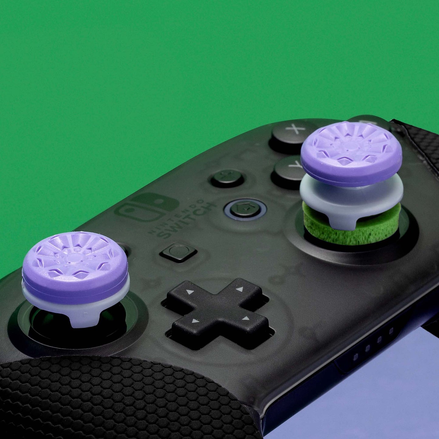 KontrolFreek Aim Boost Kit for Nintendo Switch Pro Controller - Galaxy Edition, Purple, Includes Performance Thumbsticks & Precision Rings