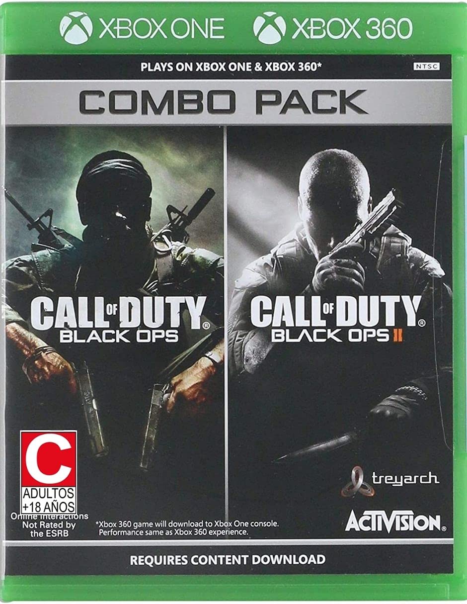 Activision Call of Duty: Black Ops 1 & 2 Combo Pack (Xbox 360) (Renewed)