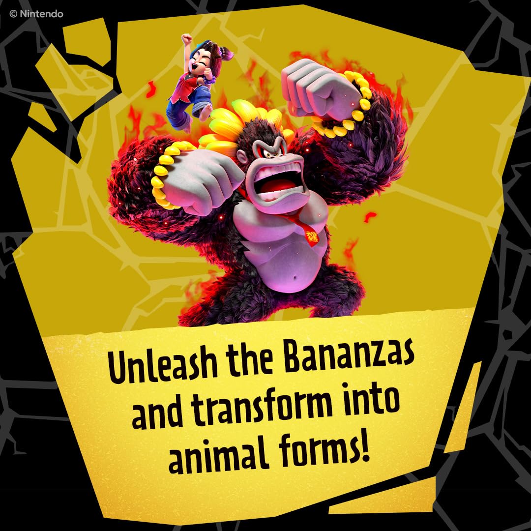 Nintendo Switch 2 Donkey Kong Bananza - Model 10016198 - Action Adventure Game