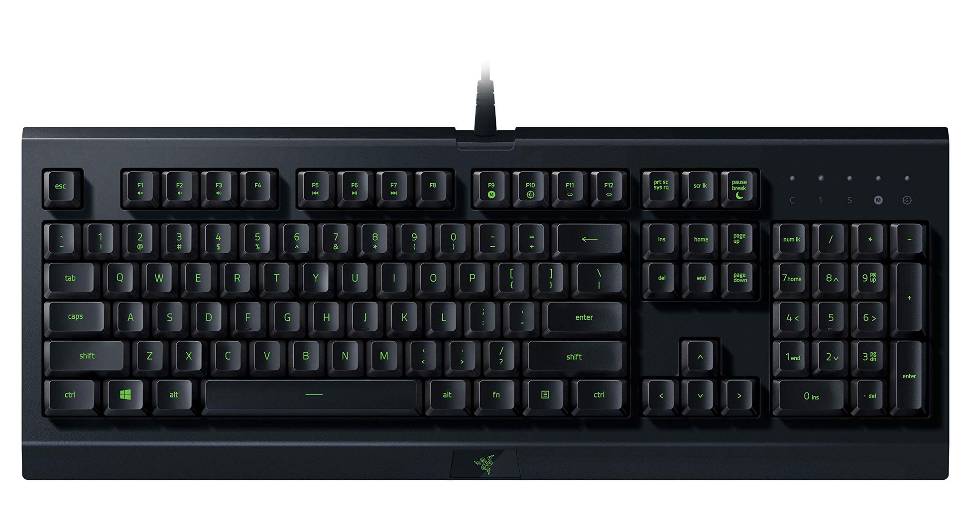 Razer Cynosa Lite Gaming Keyboard: Customizable Single Zone Chroma RGB Lighting - Spill-Resistant Design - Programmable Macro Fu