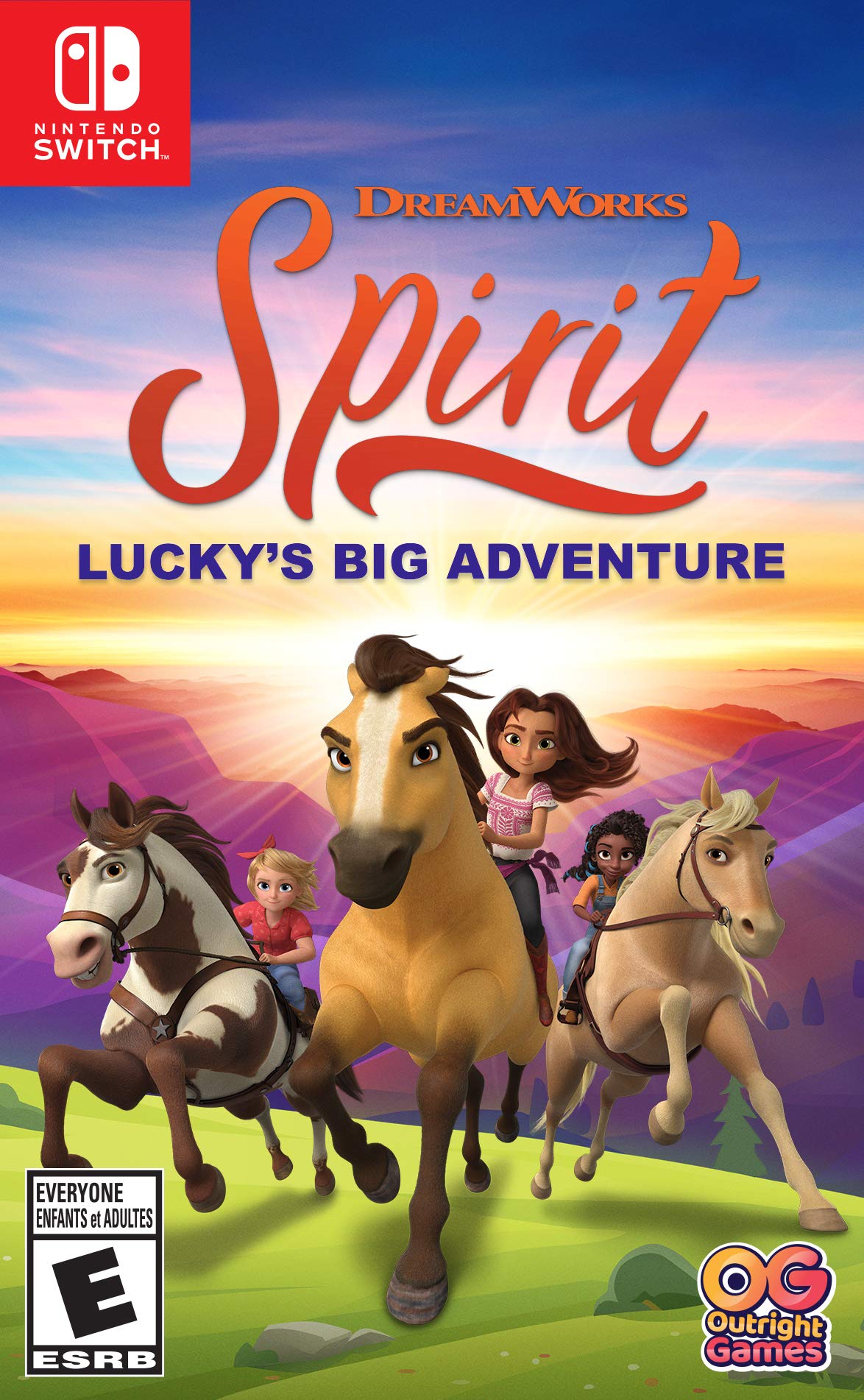 Outright Games Dreamworks Spirit Luckys Big Adventure - Nintendo Switch Game, Model OG02136