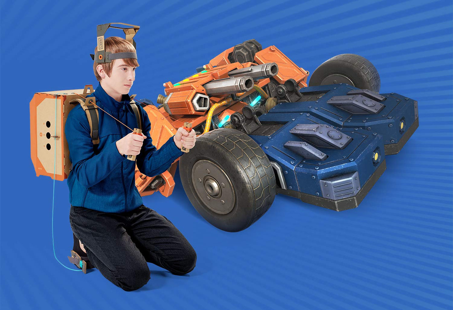 Nintendo Labo Toy-Con 02 Robot Kit for Nintendo Switch - Small, Orange/Grey, Interactive Building Set