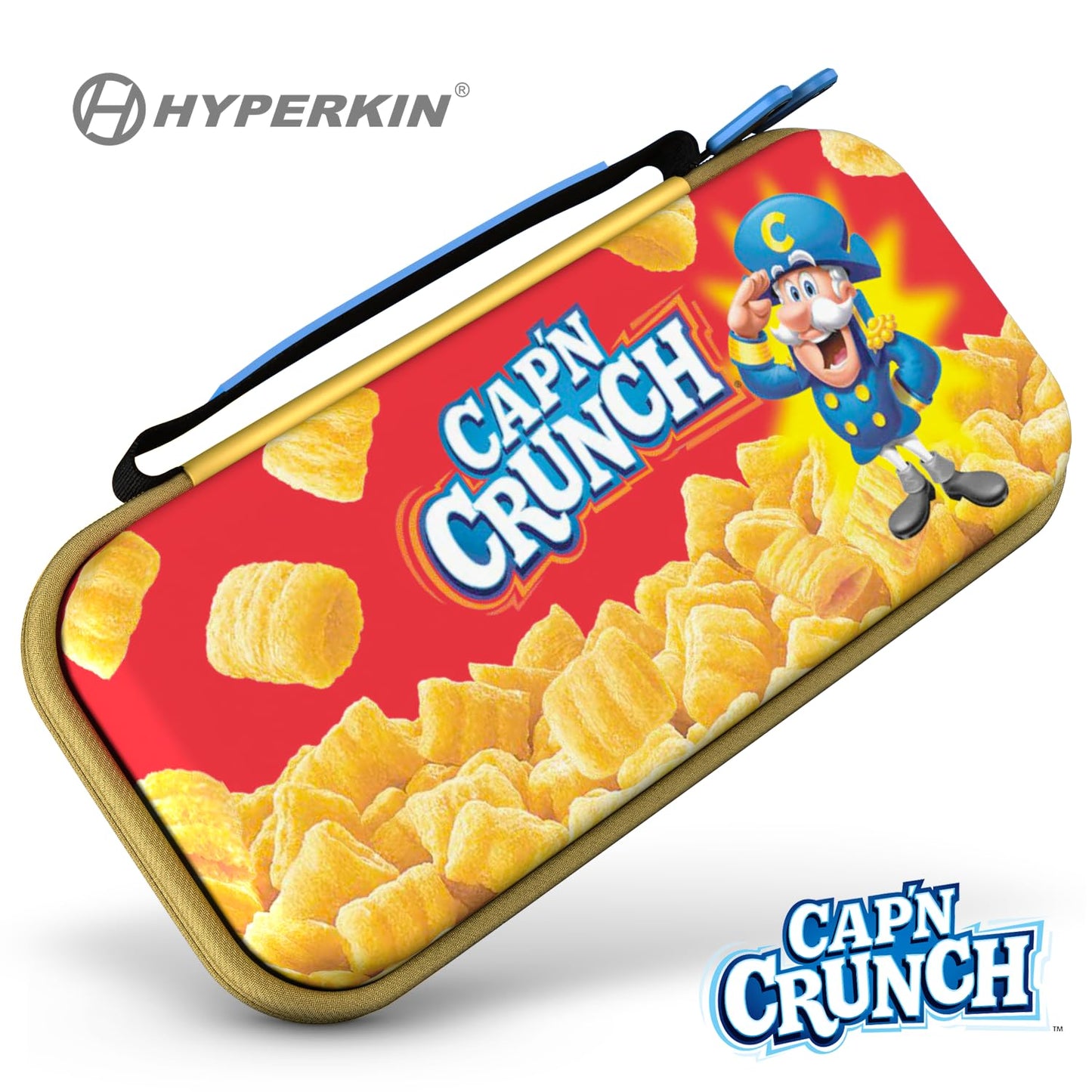 Hyperkin special edition Official Capn Crunch EVA Hard Shell Tpartyl Carrying Case for Nintendo Switch/OLED/Lite - Officially Licensed - Portable  Durable  Pouch Carry Case