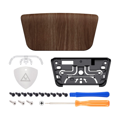 eXtremeRate Replacement Touchpad Cover for PS5 Controller - Wood Grain - Compatible with BDM-010/020/030/040/050 Models