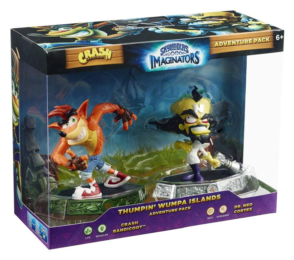 ACTIVISION Skylanders Imaginators Adventure Pack 1 - Crash Bandicoot & Dr. Neo Cortex, Multicoloured, Model 87925EU, 3cm H x 19cm