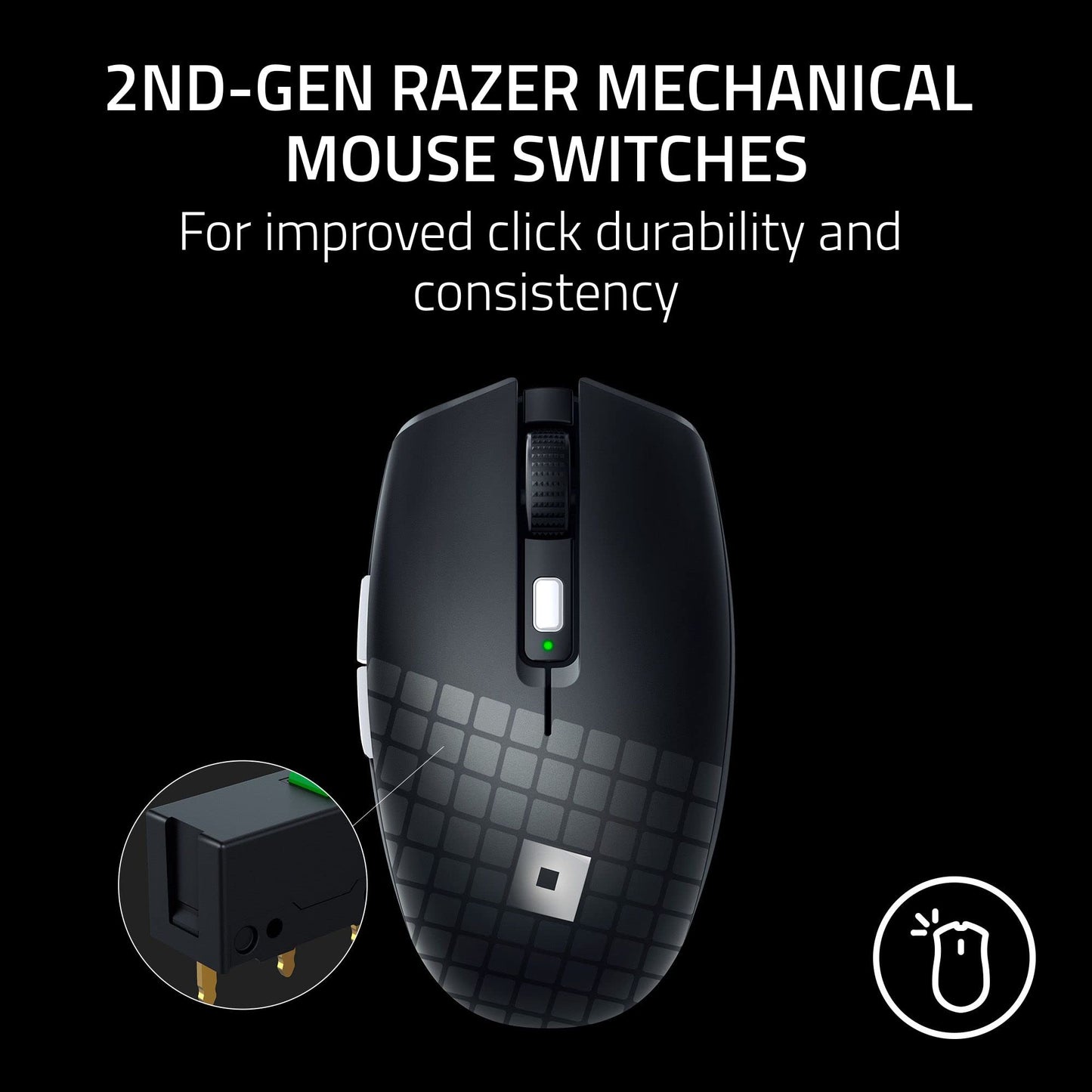 Razer Orochi V2 Wireless Gaming Mouse - 18K DPI Sensor, 950H Battery Life, Ultra Lightweight, Roblox Edition