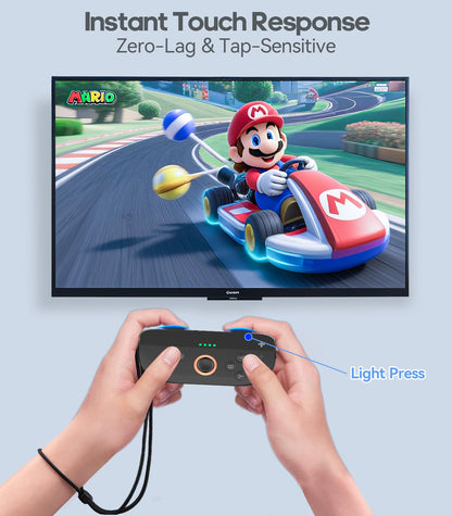 Rysker Adjustable Wrist Straps for Nintendo Switch Joycon 2, Ergonomic Lanyard Grip, Black, 2 Pack Replacement Accessories