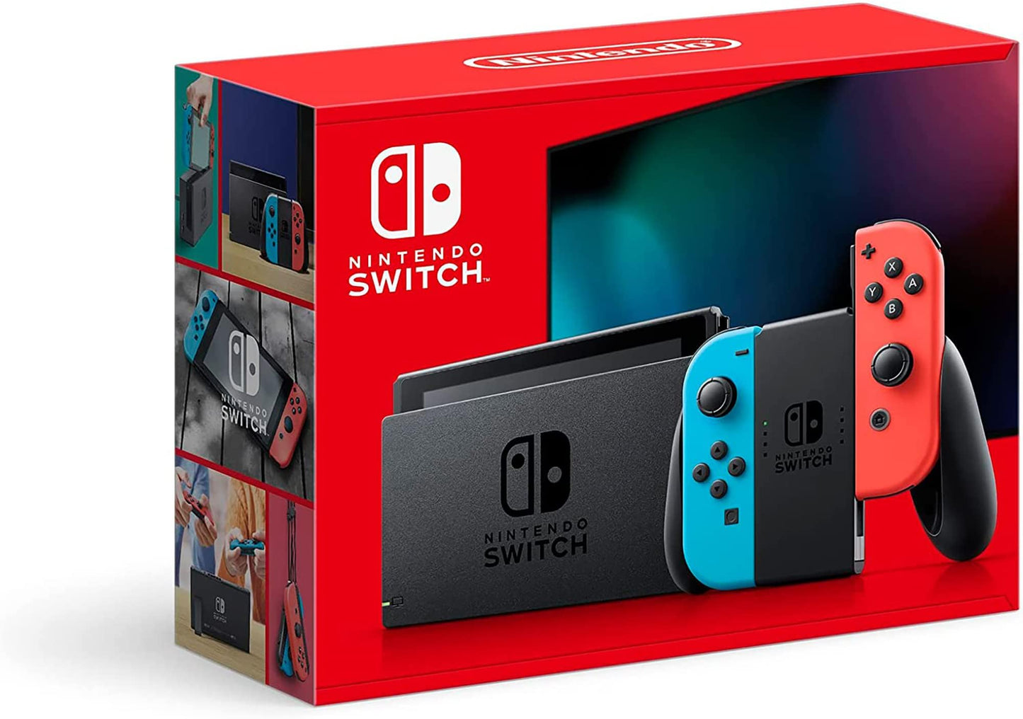Nintendo Switch™ Console - Neon Blue & Neon Red Joy-Con™, Nacional Model, Black Color