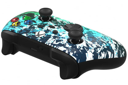 Custom Controllerzz Wireless Controller for Xbox Series X/S & One - Soft Touch Feel, X/S Polar Pixel Design