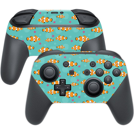 MightySkins Skin Compatible with Nintendo Switch Pro Controller wrap Cover Sticker Skins Clowning Around
