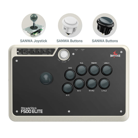 May Flash F500 fine design USB Video Game Controller  Compatible with Xbox Series S/X  Xbox One  Switch  PlayStation 4  PC Windows