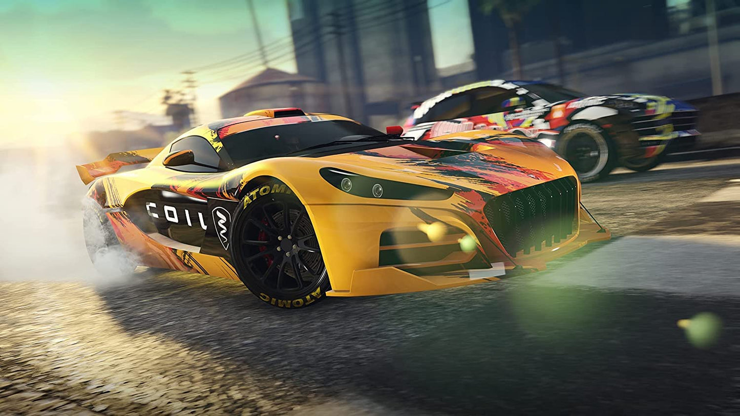 Grand Theft Auto V - Action-Adventure Video Game for PS4/Xbox One/PC