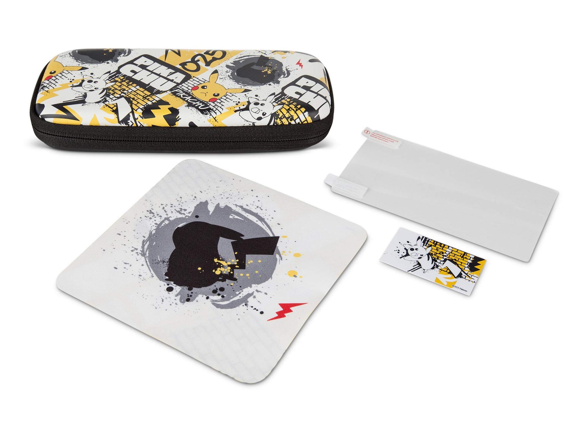 PowerA Stealth Case Kit for Nintendo Switch Lite - Pokemon Graffiti - Model 1515369-01 - Microfiber Material