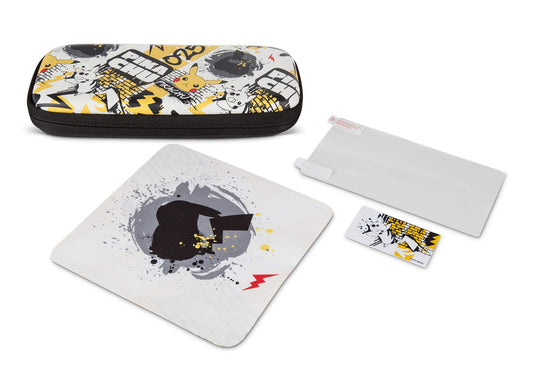 PowerA Stealth Case Kit for Nintendo Switch Lite - Pokemon Graffiti - Model 1515369-01 - Microfiber Material