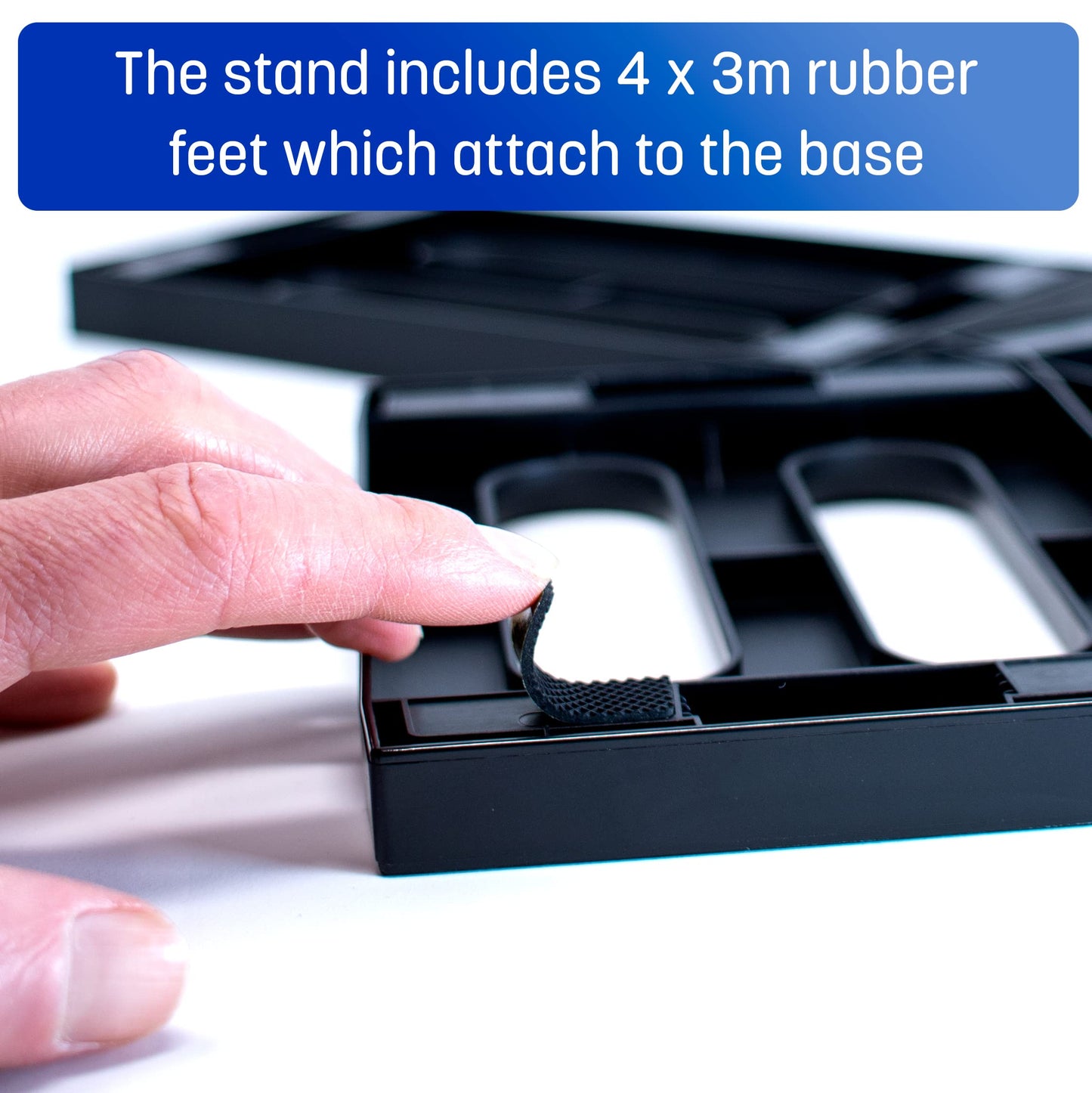 ADZ Universal Game Storage Tower - Holds 18 Disks for PS4, PS5, Xbox, Nintendo Switch - Black, Model ADZP4-007