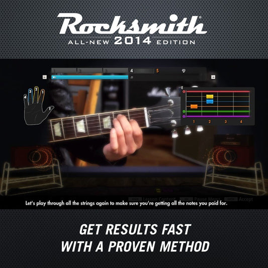 Ubisoft Rocksmith 2014 Edition - "No Cable Included" for PS3 - Black, Model 39823
