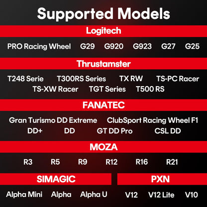 RACGTING Racing Simulator Cockpit - Foldable & Adjustable for G29/G920/G923, Thrustmaster, Fanatec, Black