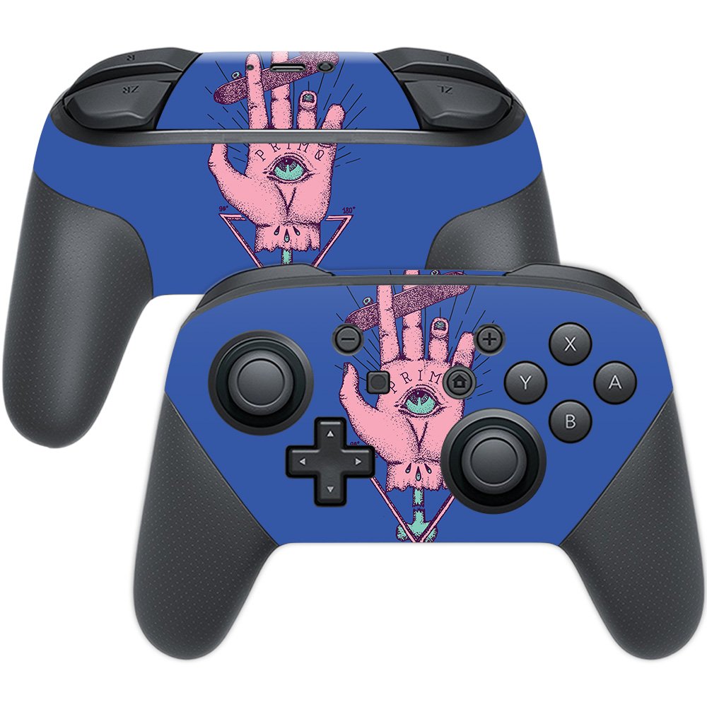 MightySkins Skin Compatible with Nintendo Switch Pro Controller - God of Skate | Protective, Durable, and Unique Vinyl Decal wra