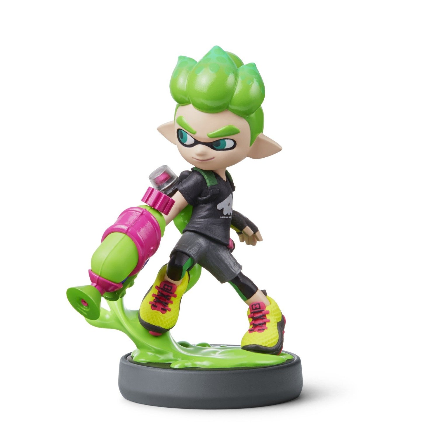 Nintendo amiibo - New Inkling Boy (Neon Green) - Model NVLCAEAK for Nintendo Switch