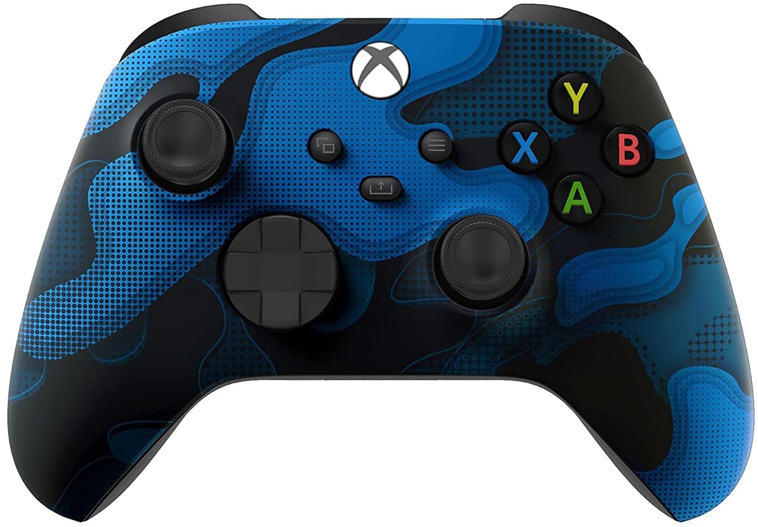 Custom Controllerzz Wireless Controller for Xbox Series X/S & One - Soft Touch - X/S Blue Camo