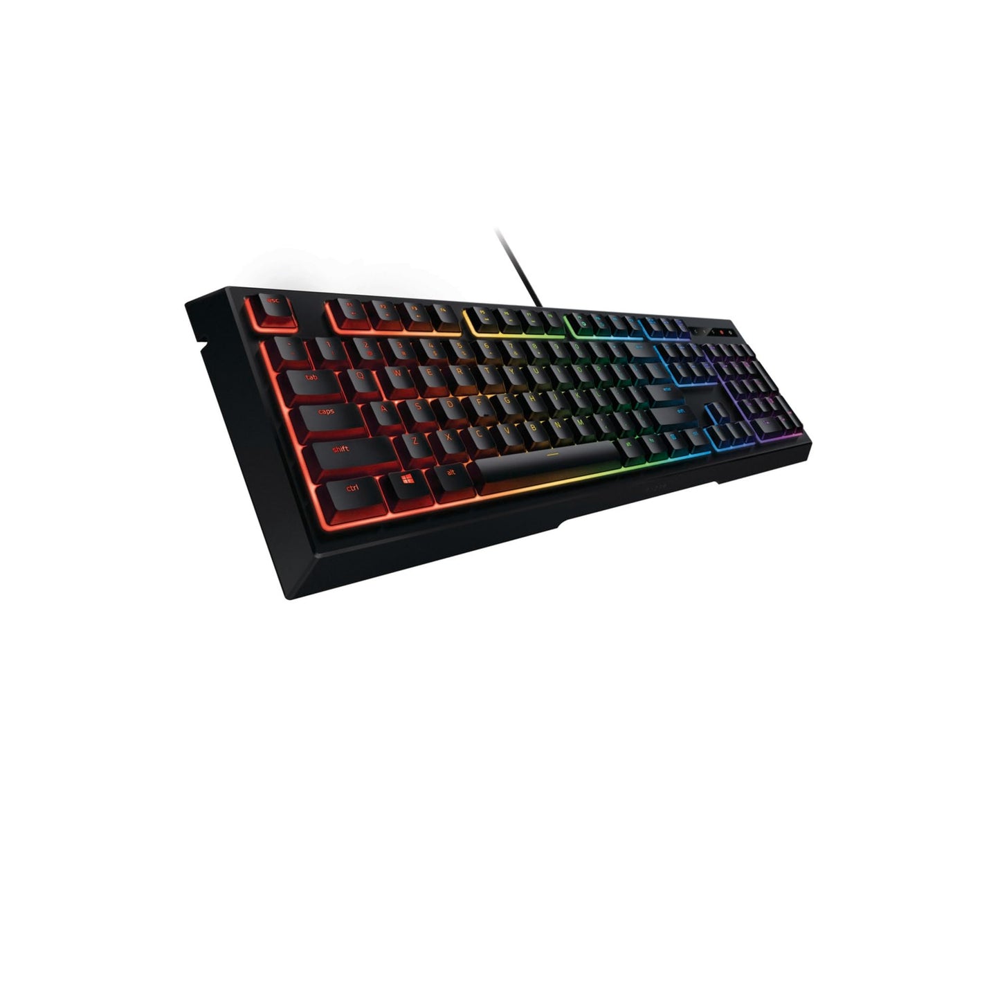 Razer Ornata Chroma Gaming Keyboard - Hybrid Mechanical Switches, RGB Lighting, Black, with Detachable Wrist Rest