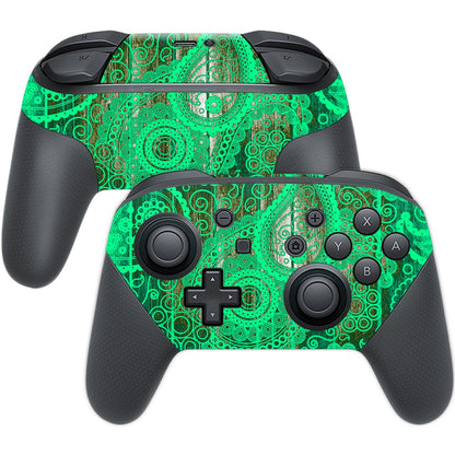 MIGHTY SKINS Nintendo Switch Pro Controller Skin - Vintage Paisley, Durable Vinyl Decal, Easy to Apply & Remove, Made in The USA