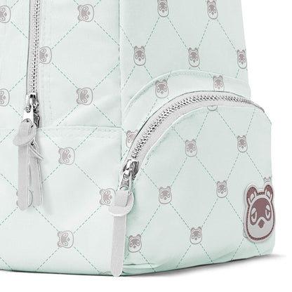 Controller Gear Animal Crossing Small Backpack - Tom Nook Quilted Travel Bag for Nintendo Switch Console & Accessories, Model: BANIXXMPN-0MNKQ