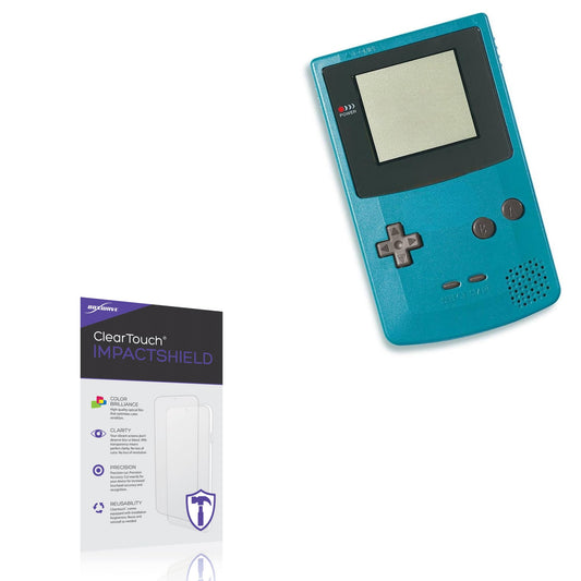 BoxWave Screen Protector Compatible with Nintendo Game Boy Color - ClearTouch ImpactShield (2-Pack), Impenetrable Screen Protect