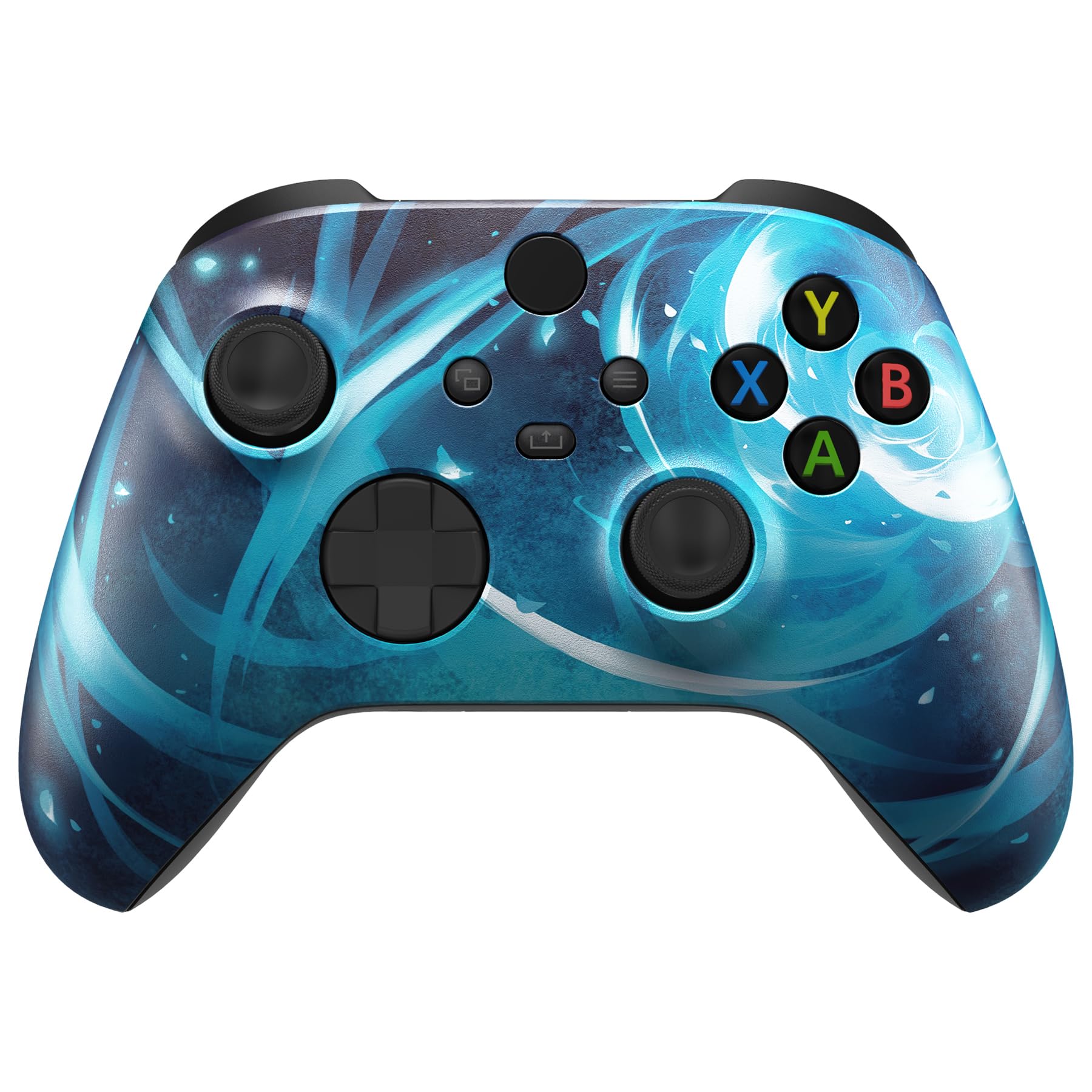 eXtremeRate Custom Shell for Xbox Series X & S Controller - Revitalize Your Controller - Aero Slash Magic Replacement Accessories Front Housing Cover for Xbox Core Controller [Control NOT Included]