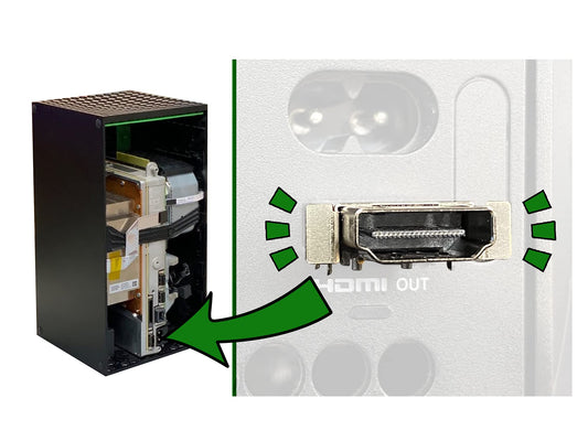 HDMI Port Replacement for Xbox Series X  Display Socket Jack Connector Repair for XSX Console  M1087810-Original OEM Quality