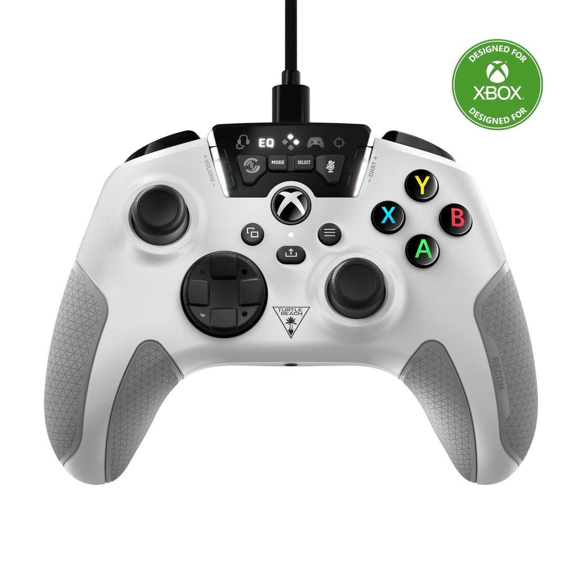 Turtle Beach Recon Controller Wired Game Controller Officially Licensed for Xbox Series X  Xbox Series S  Xbox One & Windows - Audio Enhancements  Remappable Buttons  Superhuman Hearing - White