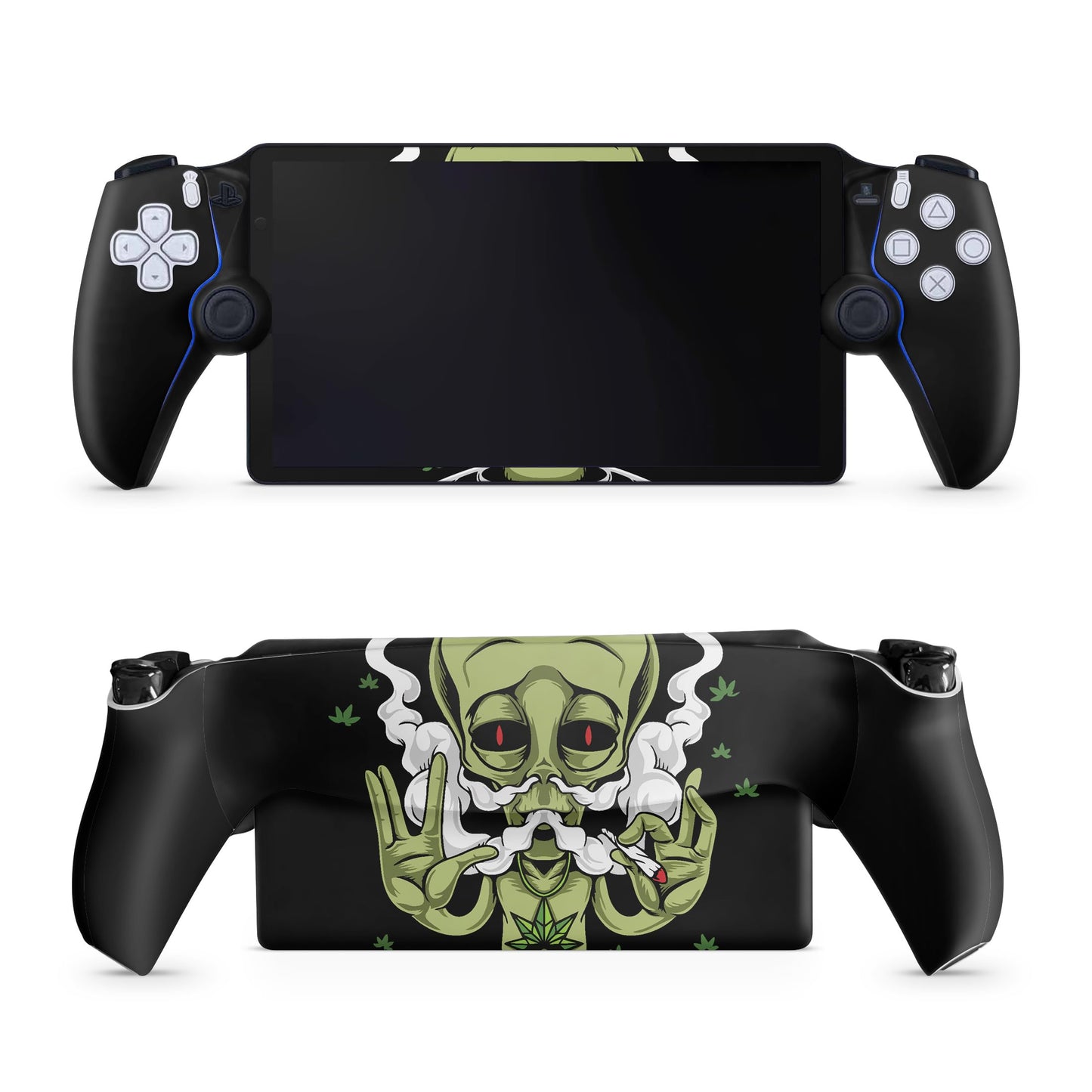 Gaming Skin Compatible with PS5 Portal Remote Player - Come in Peace - fine 3M Vinyl Protective Wrap Decal Cover - Easy to Apply | Crafted in The USA by MightySkins