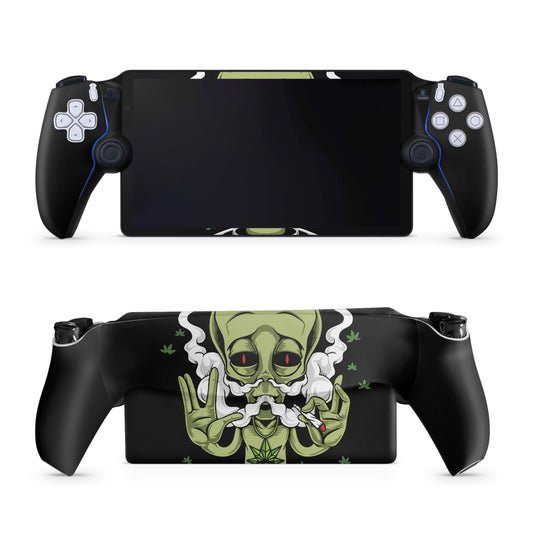 Gaming Skin Compatible with PS5 Portal Remote Player - Come in Peace - fine 3M Vinyl Protective Wrap Decal Cover - Easy to Apply | Crafted in The USA by MightySkins