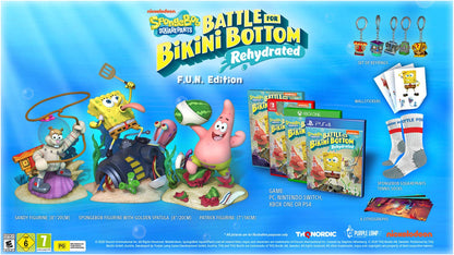 THQ Nordic SpongeBob Squarepants: Battle For Bikini Bottom - Rehydrated F.U.N. Edition (PS4) - Model 9120080075406