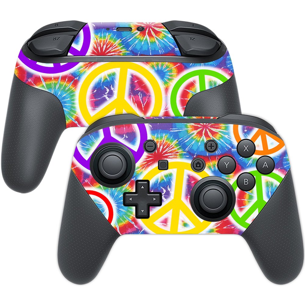 MightySkins Skin Compatible with Nintendo Switch Pro Controller - Peaceful Explosion | Protective, Durable, and Unique Vinyl wra