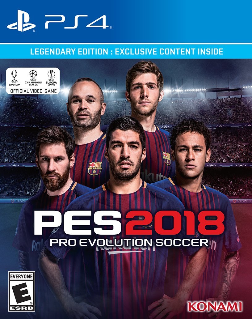 Konami Pro Evolution Soccer 2018 Legendary Edition - PS4 Game, Model 20324, Ultimate Soccer Experience