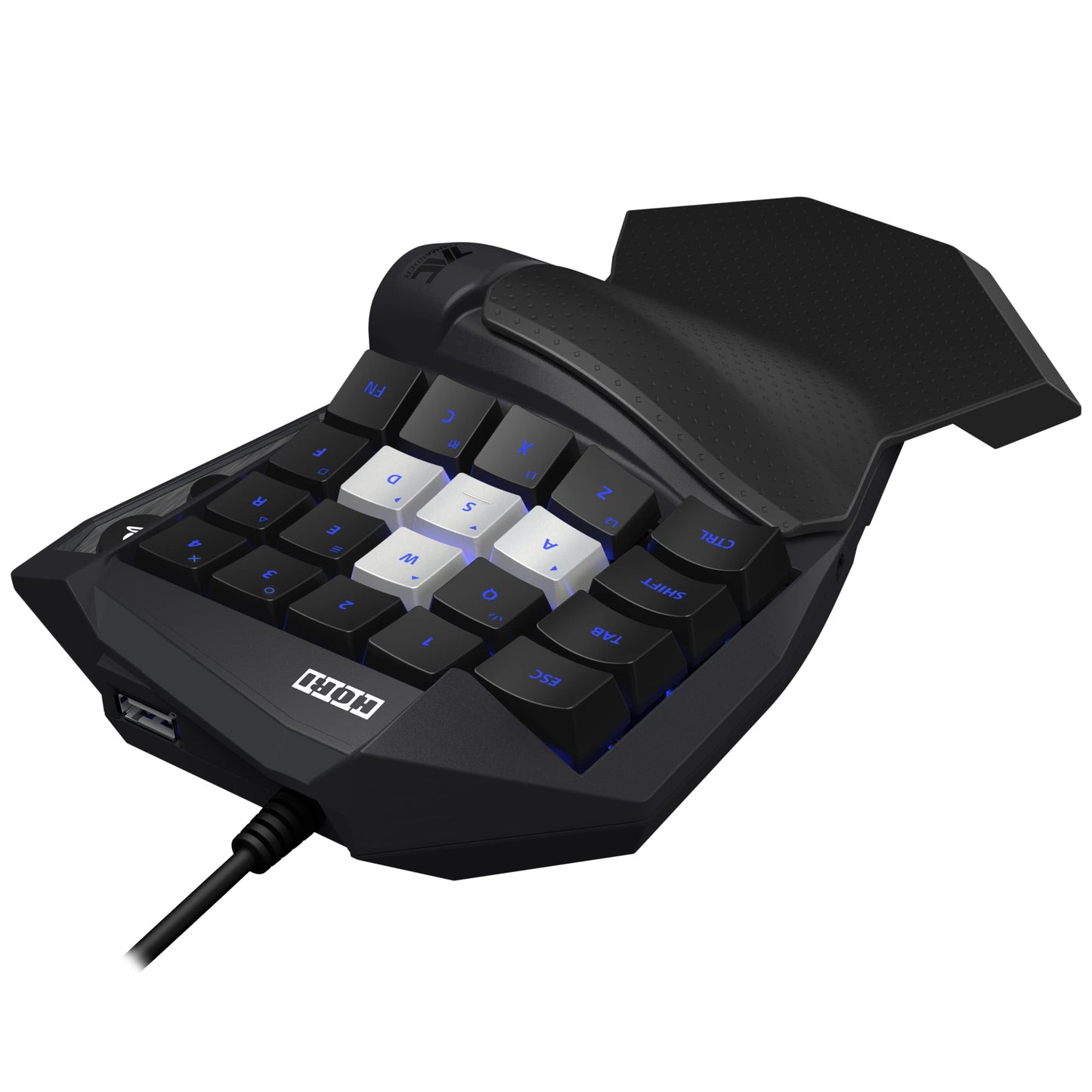 HORI Tactical Assault Commander Mechanical Keypad for PS5, PS4 & PC - Black, Model SPF-030U, Ideal for FPS & MMO Gaming