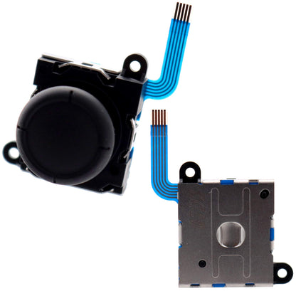 Deal4GO Joystick Button Module for Nintendo Switch Joycon - 2-Pack Black, Reinforced H Metal, Model JCTS-2020HB, Upgraded Version