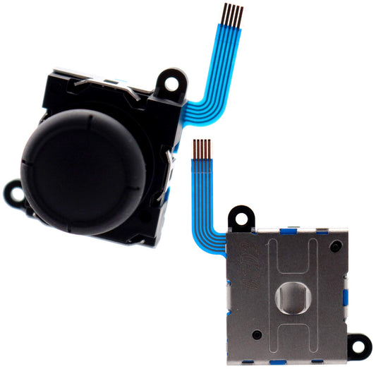 Deal4GO Joystick Button Module for Nintendo Switch Joycon - 2-Pack Black, Reinforced H Metal, Model JCTS-2020HB, Upgraded Version