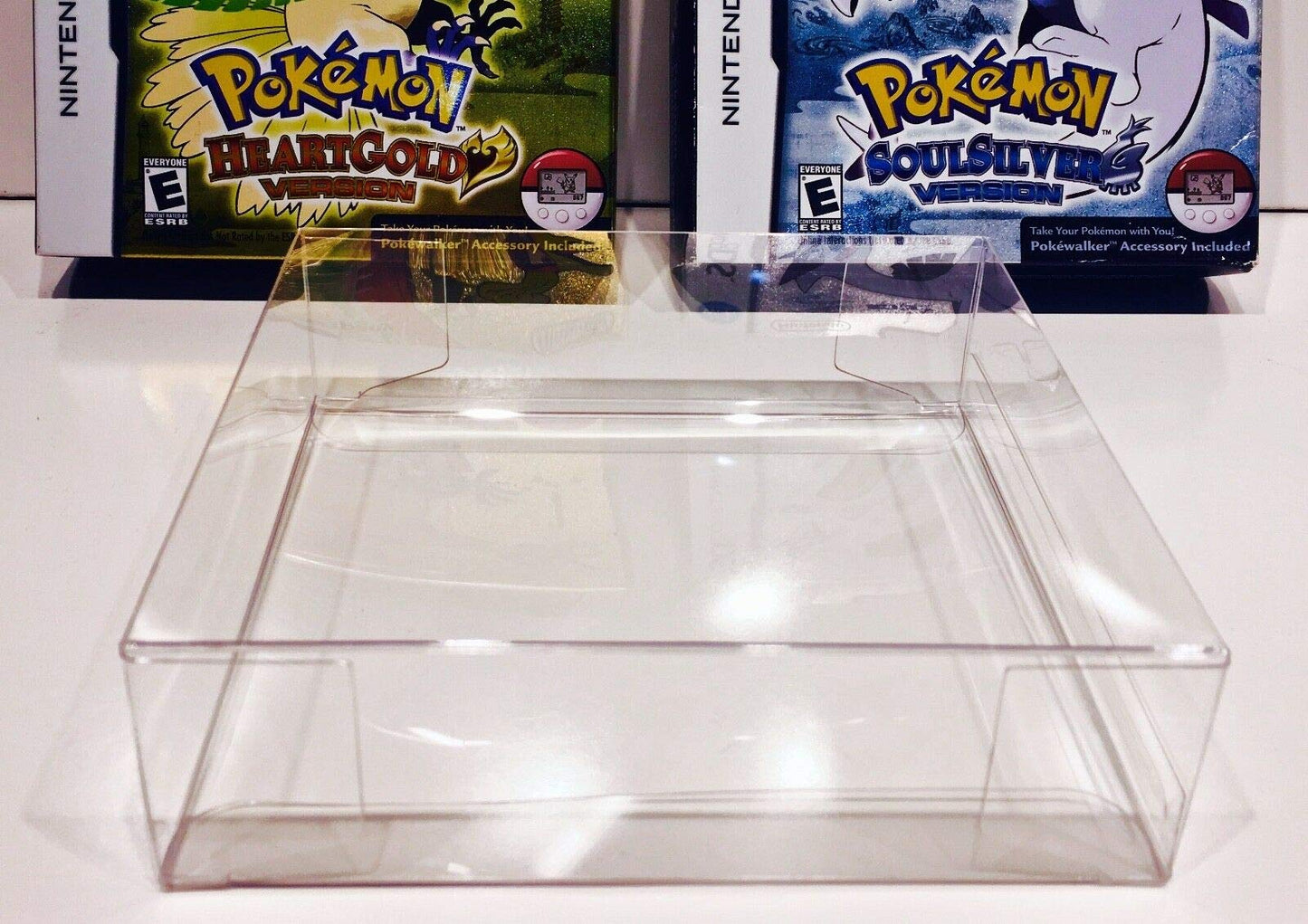 SuperDi 5 Box Protector Case for Nintendo DS - Clear Plastic - Heartgold/Soulsilver NTSC Only
