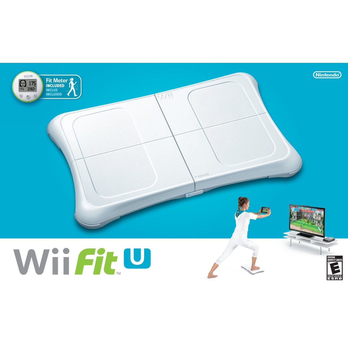 Nintendo Wii Fit U with Wii Balance Board & Fit Meter - Model WUPRASTE