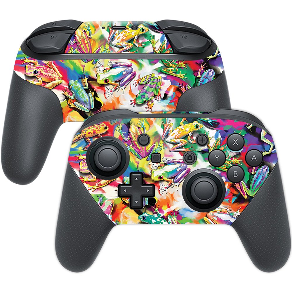 MightySkins Skin Compatible with Nintendo Switch Pro Controller - Wet Paint | Protective, Durable, and Unique Vinyl Decal wrap C