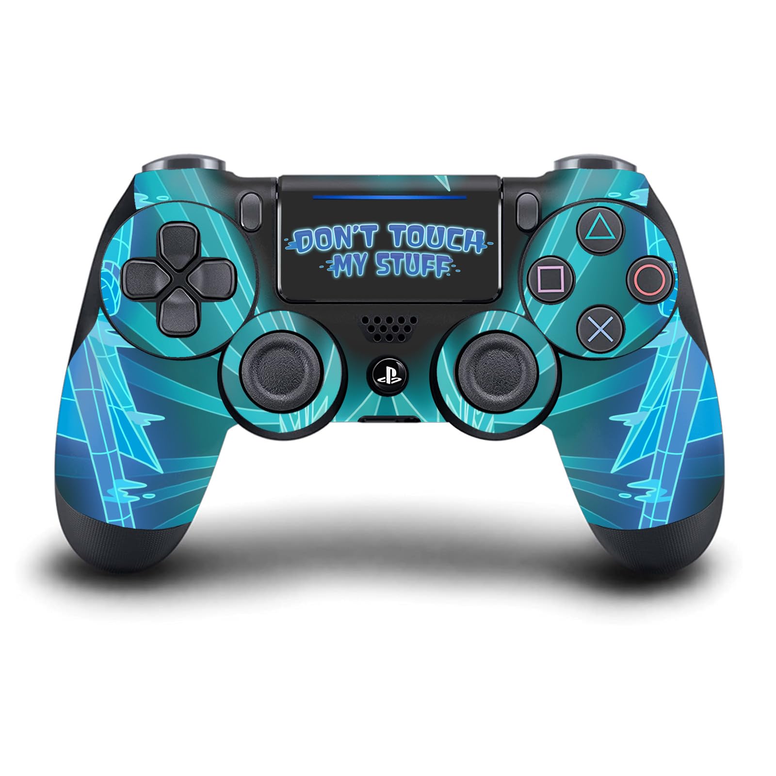Head Case Designs Officially Licensed Rick And Morty Dont Touch My Stuff Graphics Vinyl Sticker Gaming Skin Decal Cover Compatible With Sony PlayStation 4 PS4 DualShock 4 Controller
