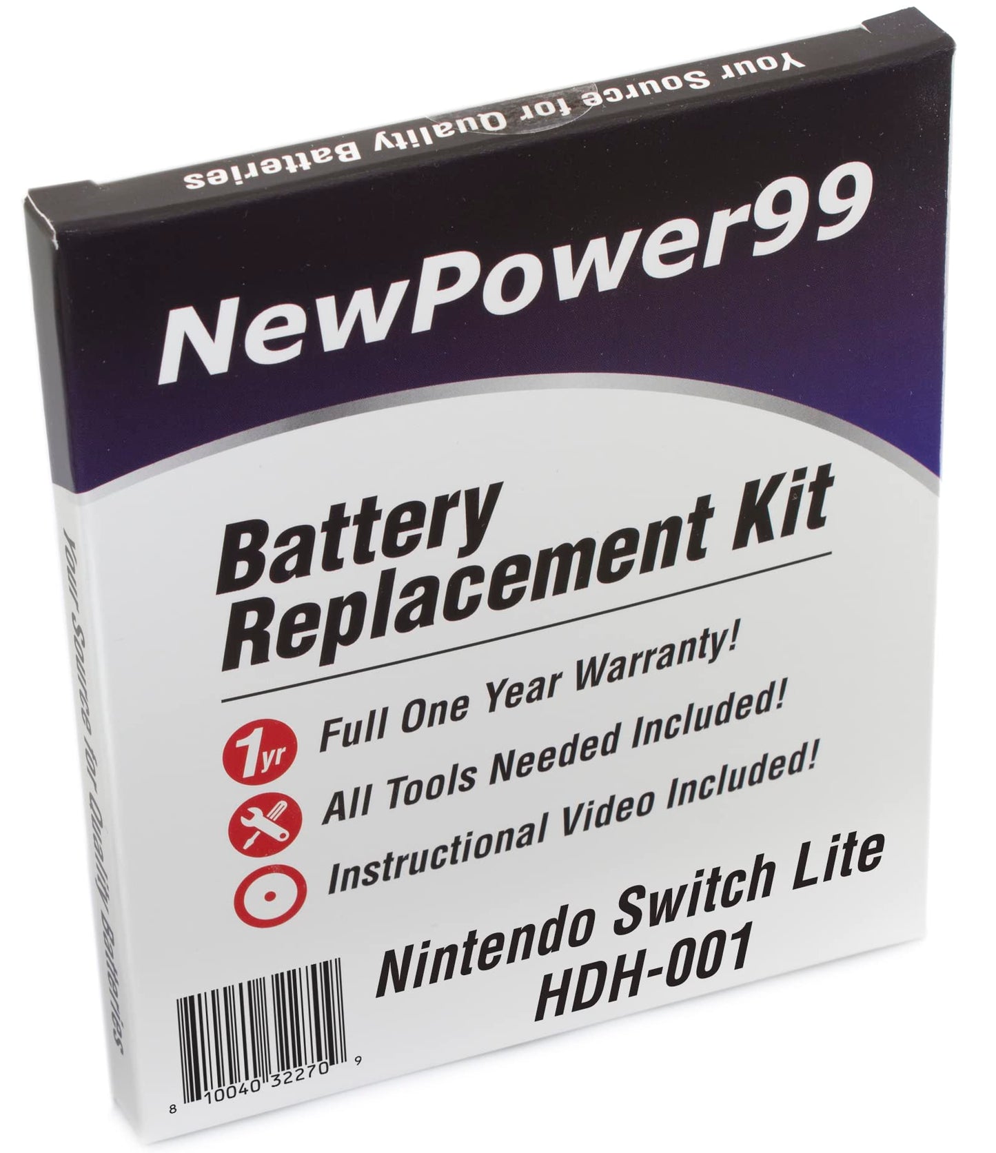 NP99sp NewPower99 Battery Replacement Kit for Nintendo Switch Lite HDH-001 with Tools, Video Instructions and Long Life Battery